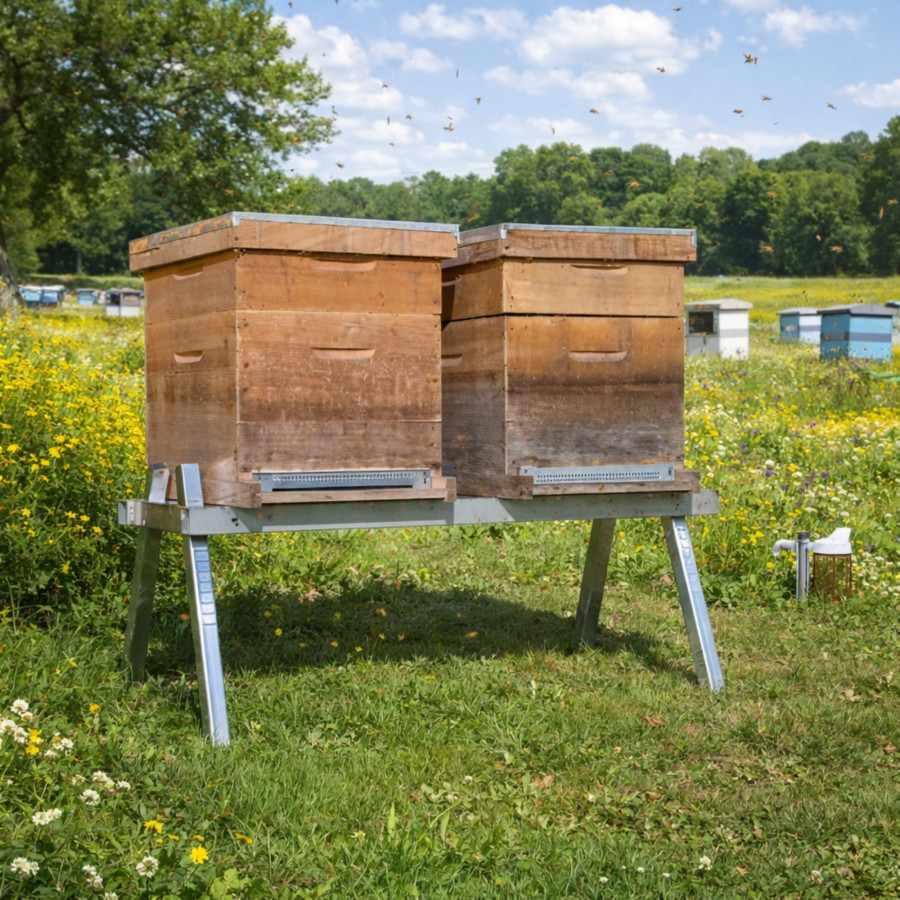 Support de ruche en aluminium