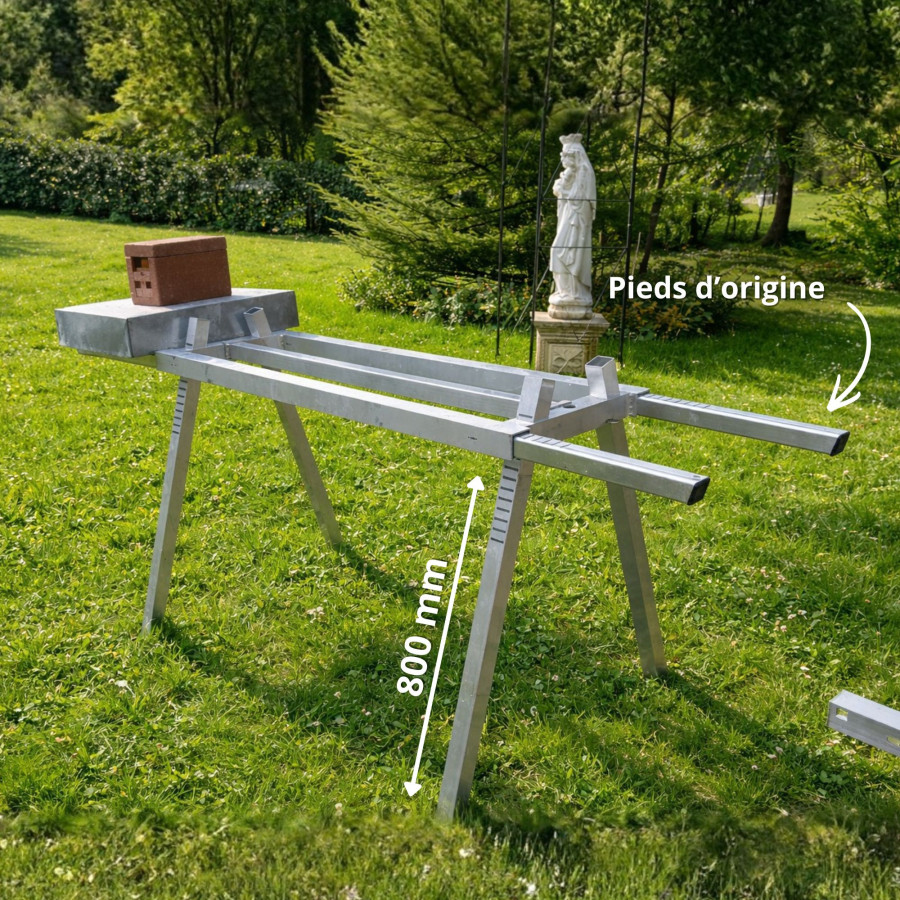 Jeu de pied haut - 800mm