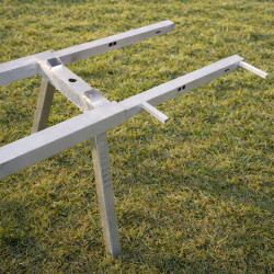 Rallonge aluminium 1200 mm pour support de ruche | QUATUB