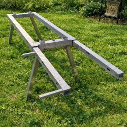 Rallonge aluminium 1200 mm pour support de ruche | QUATUB