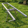 Rallonge aluminium 1200 mm pour support de ruche | QUATUB