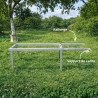Rallonge aluminium 1200 mm pour support de ruche | QUATUB